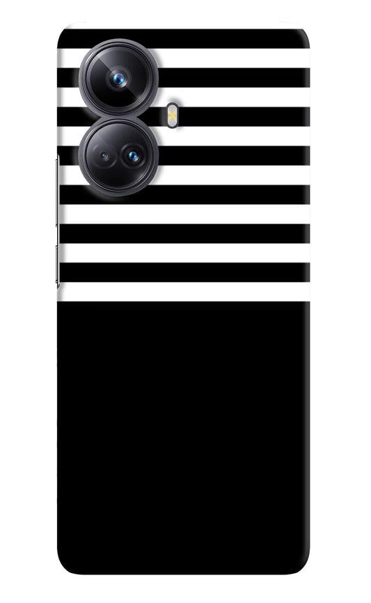 Black and White Print Realme 10 Pro+ 5G Hard Case Back Cover by Casekaro