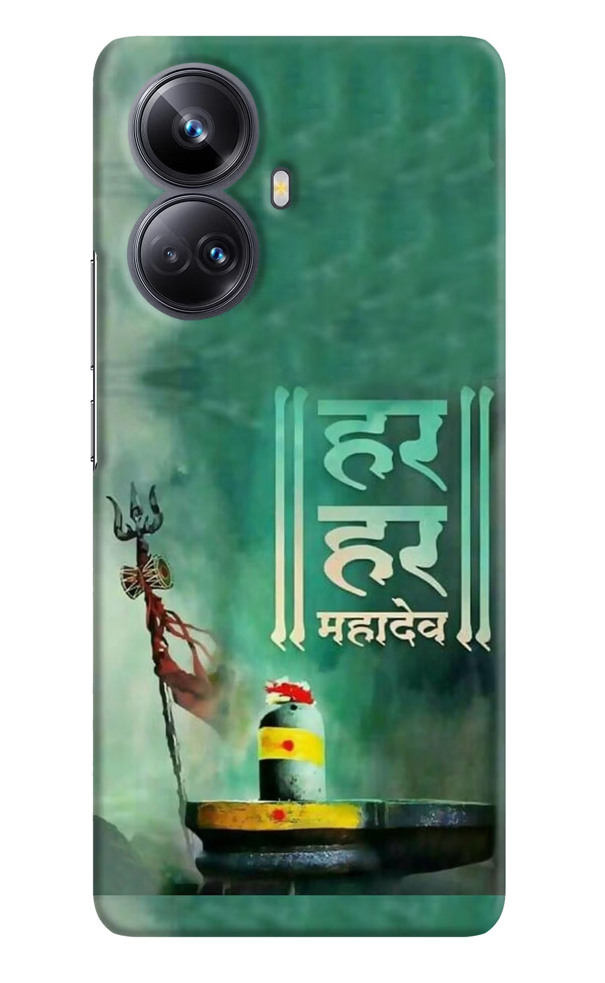 Har Har Mahadev Shivling Realme 10 Pro+ 5G Hard Case Back Cover by Casekaro