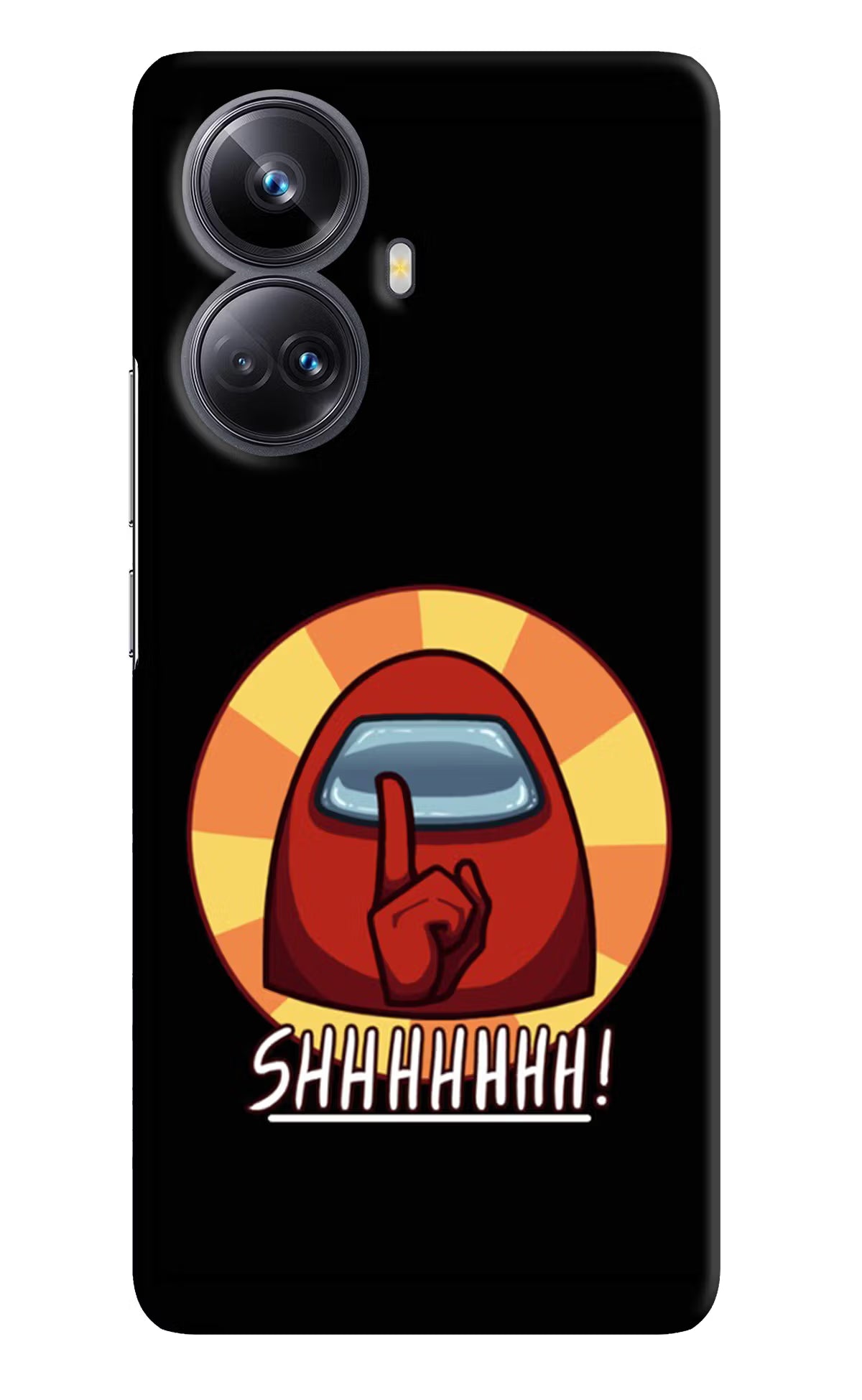 Among Us Shhh! Realme 10 Pro+ 5G Hard Case Back Cover by Casekaro