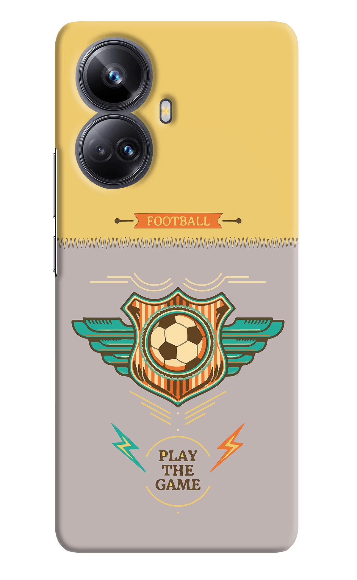 Football Realme 10 Pro+ 5G Hard Case Back Cover by Casekaro