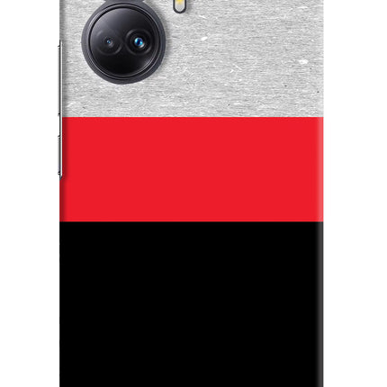 Tri Color Pattern Realme 10 Pro+ 5G Hard Case Back Cover by Casekaro
