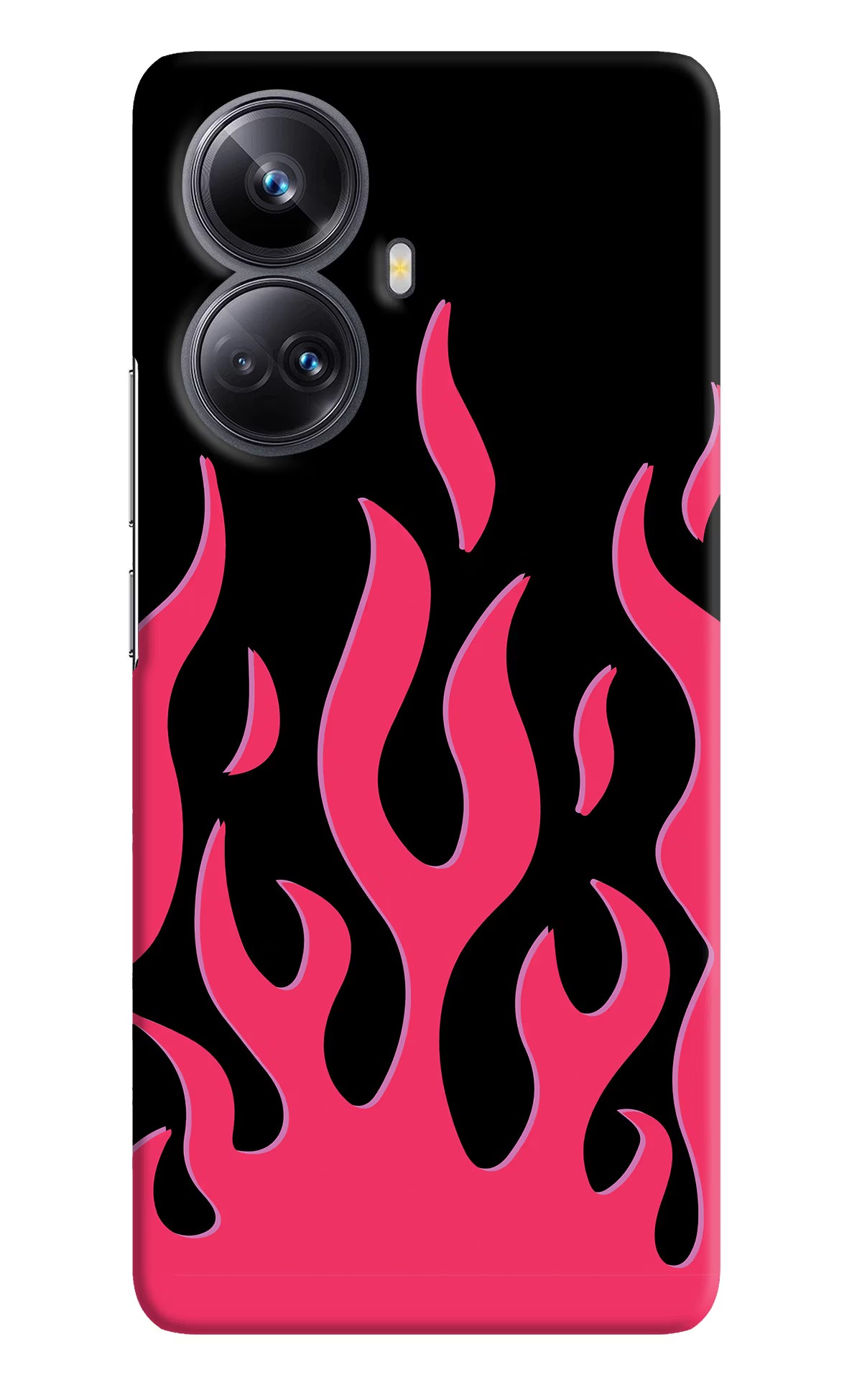 Fire Flames Realme 10 Pro+ 5G Hard Case Back Cover by Casekaro