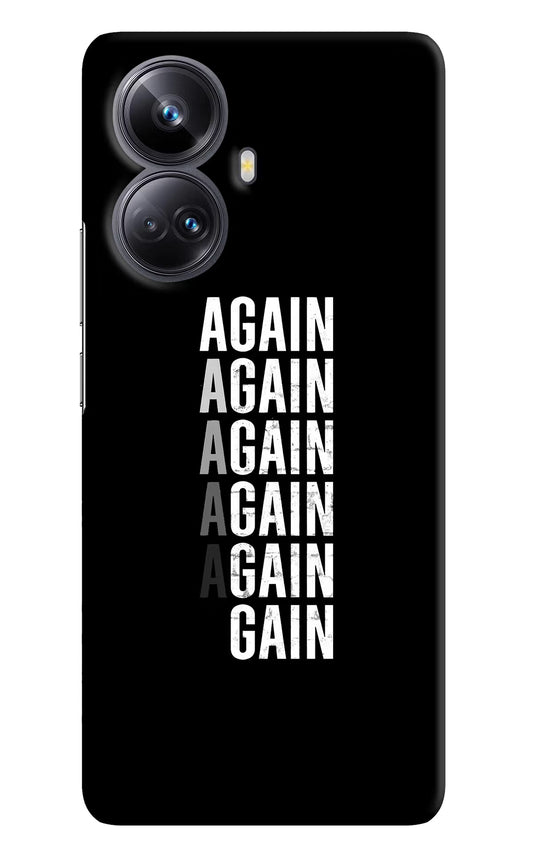 Again Again Gain Realme 10 Pro+ 5G Hard Case Back Cover by Casekaro