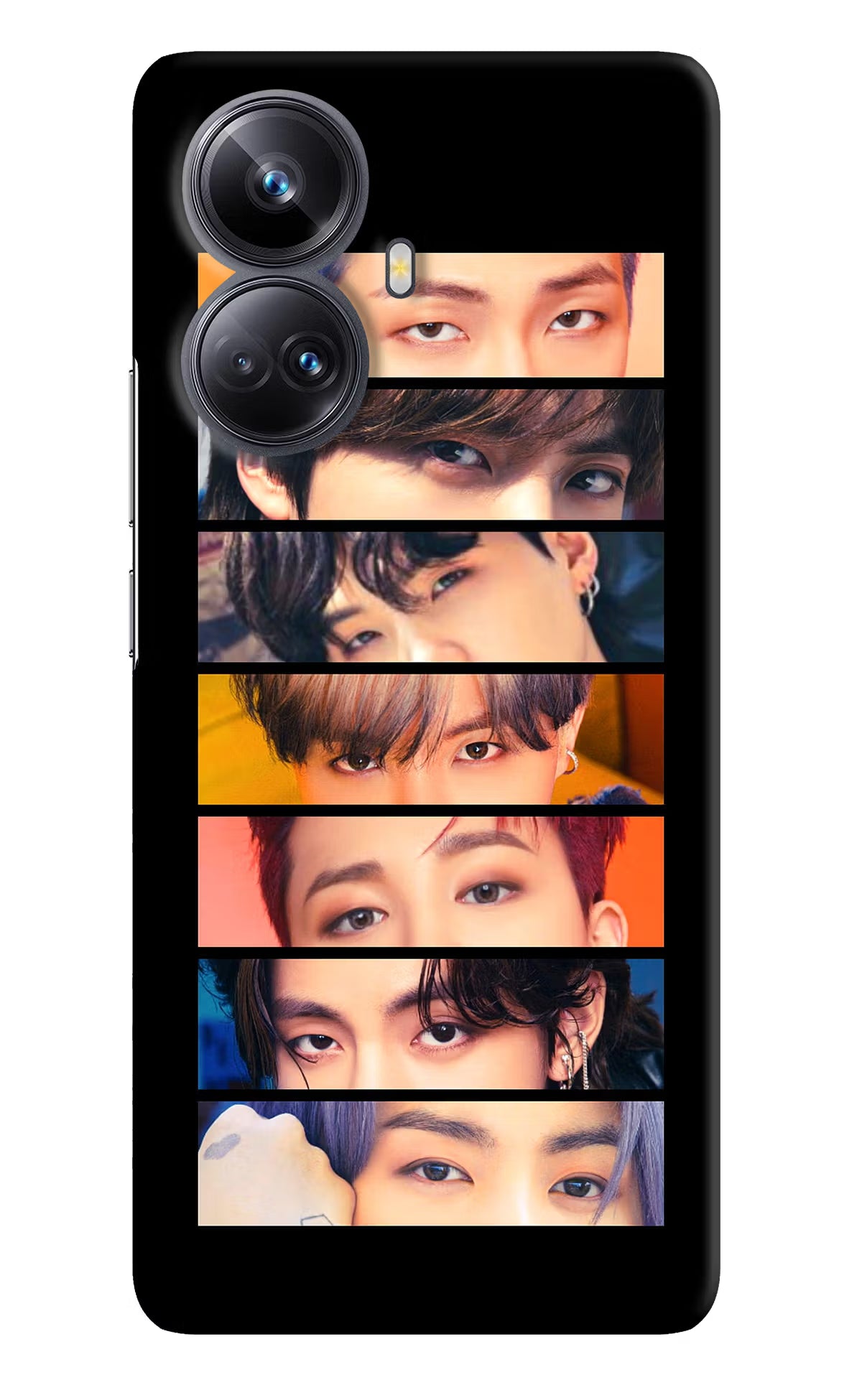 BTS Eyes Realme 10 Pro+ 5G Hard Case Back Cover by Casekaro