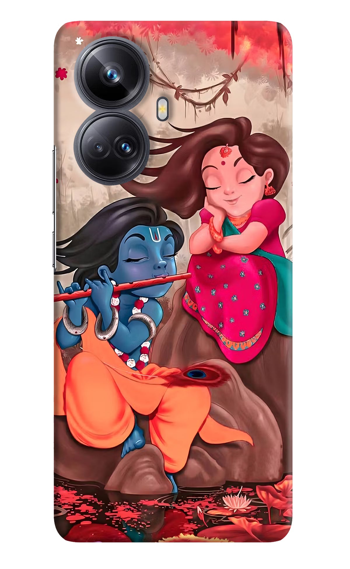 Radhe Krishna Realme 10 Pro+ 5G Hard Case Back Cover by Casekaro