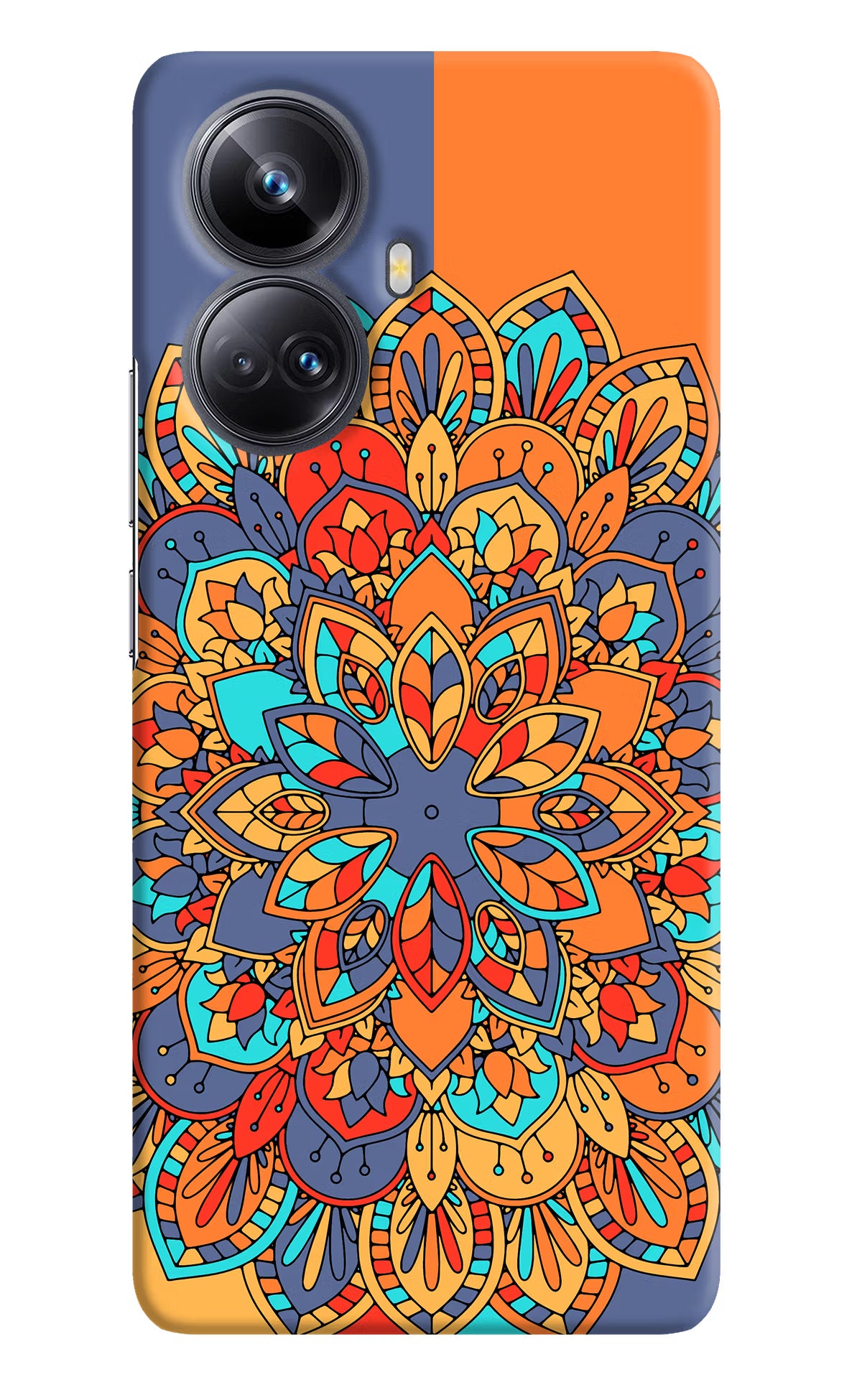Color Mandala Realme 10 Pro+ 5G Hard Case Back Cover by Casekaro