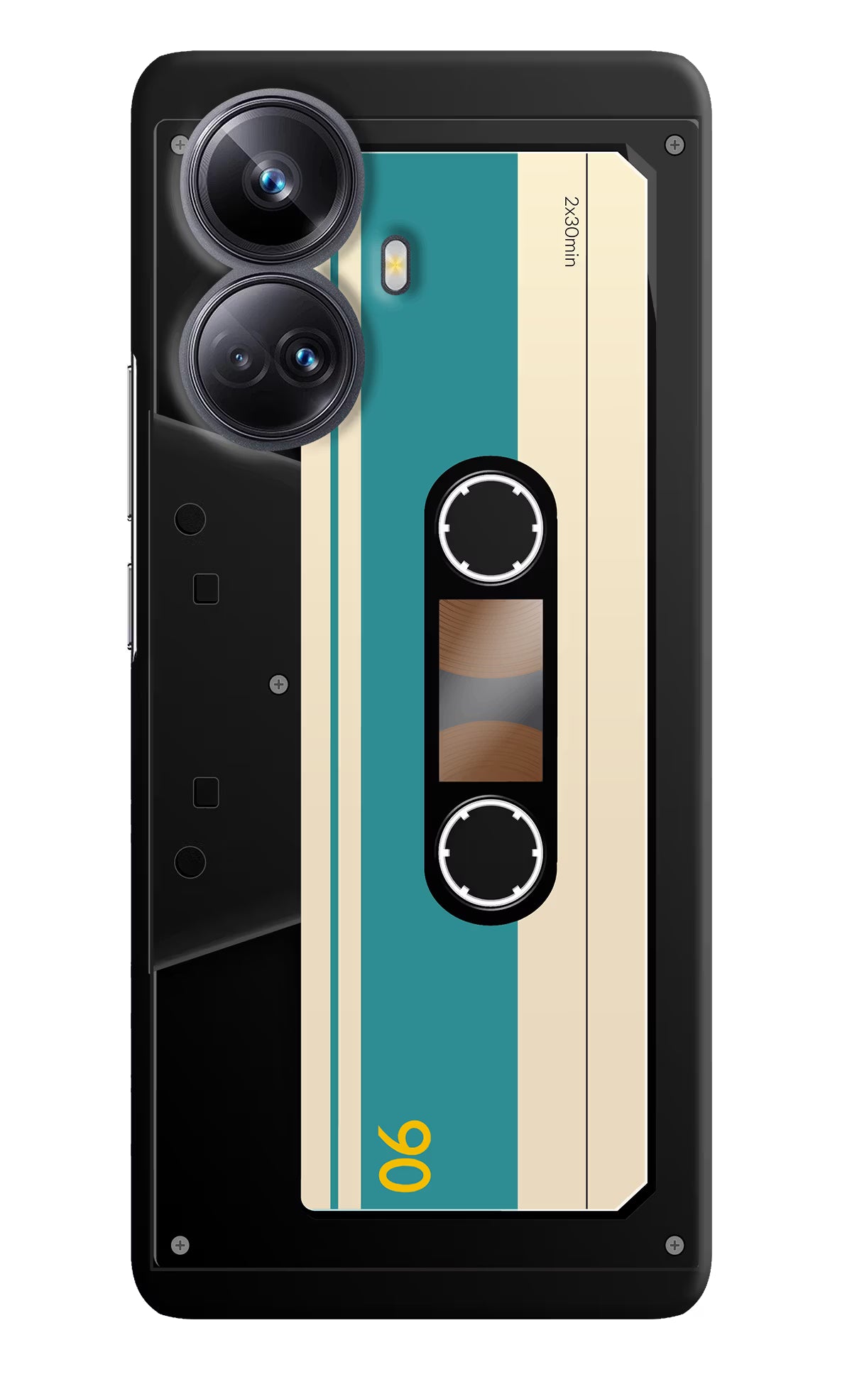 Cassette Realme 10 Pro+ 5G Hard Case Back Cover by Casekaro