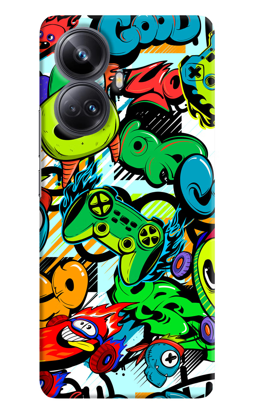 Game Doodle Realme 10 Pro+ 5G Back Cover, Hard case