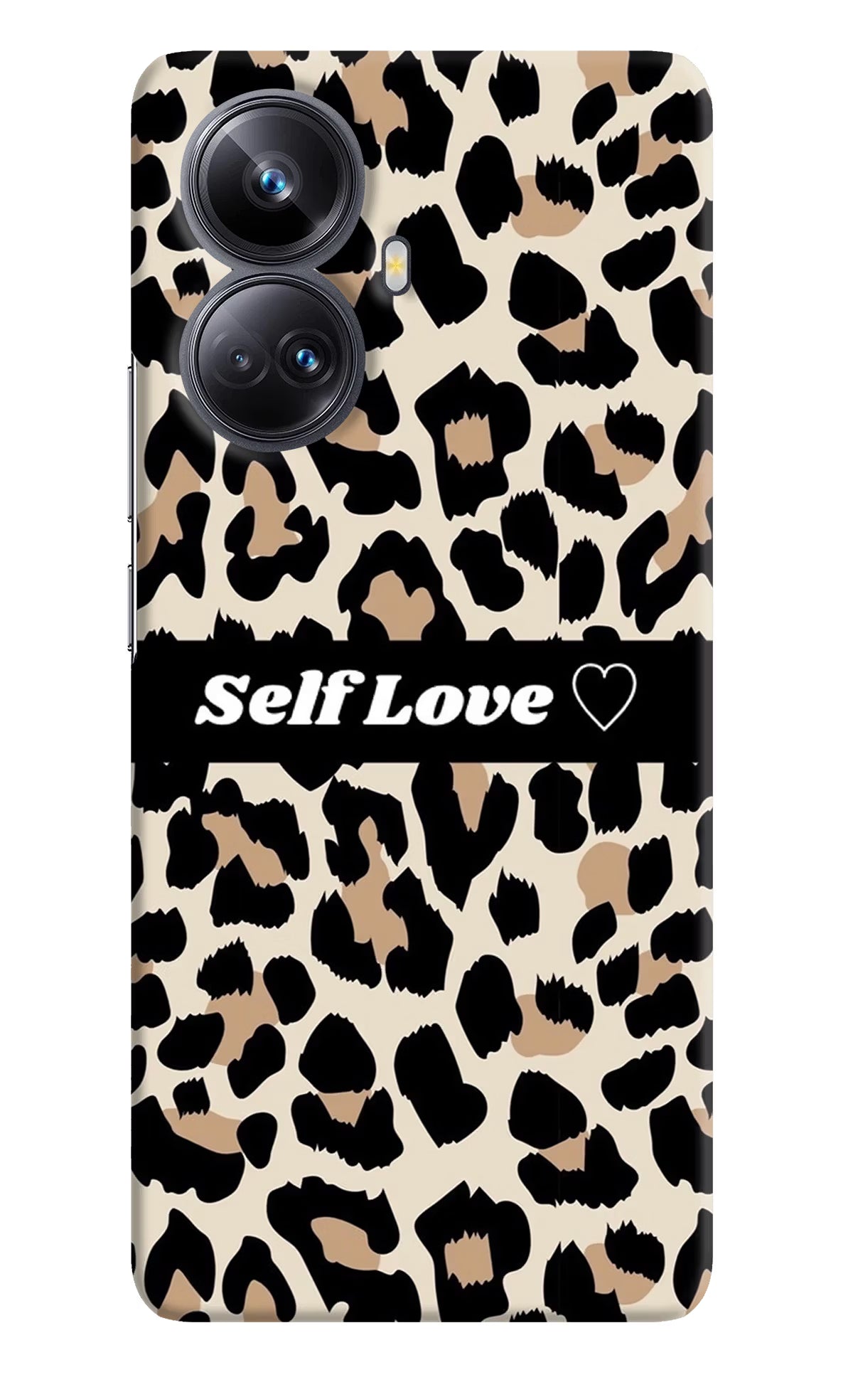 Leopard Print Self Love Realme 10 Pro+ 5G Hard Case Back Cover by Casekaro