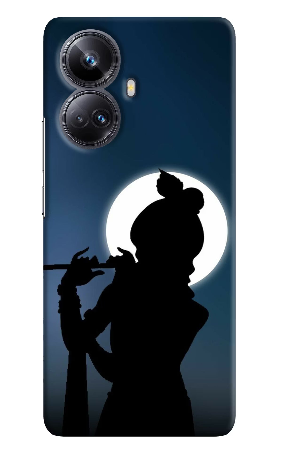 Shri Krishna Silhouette Realme 10 Pro+ 5G Hard Case Back Cover by Casekaro
