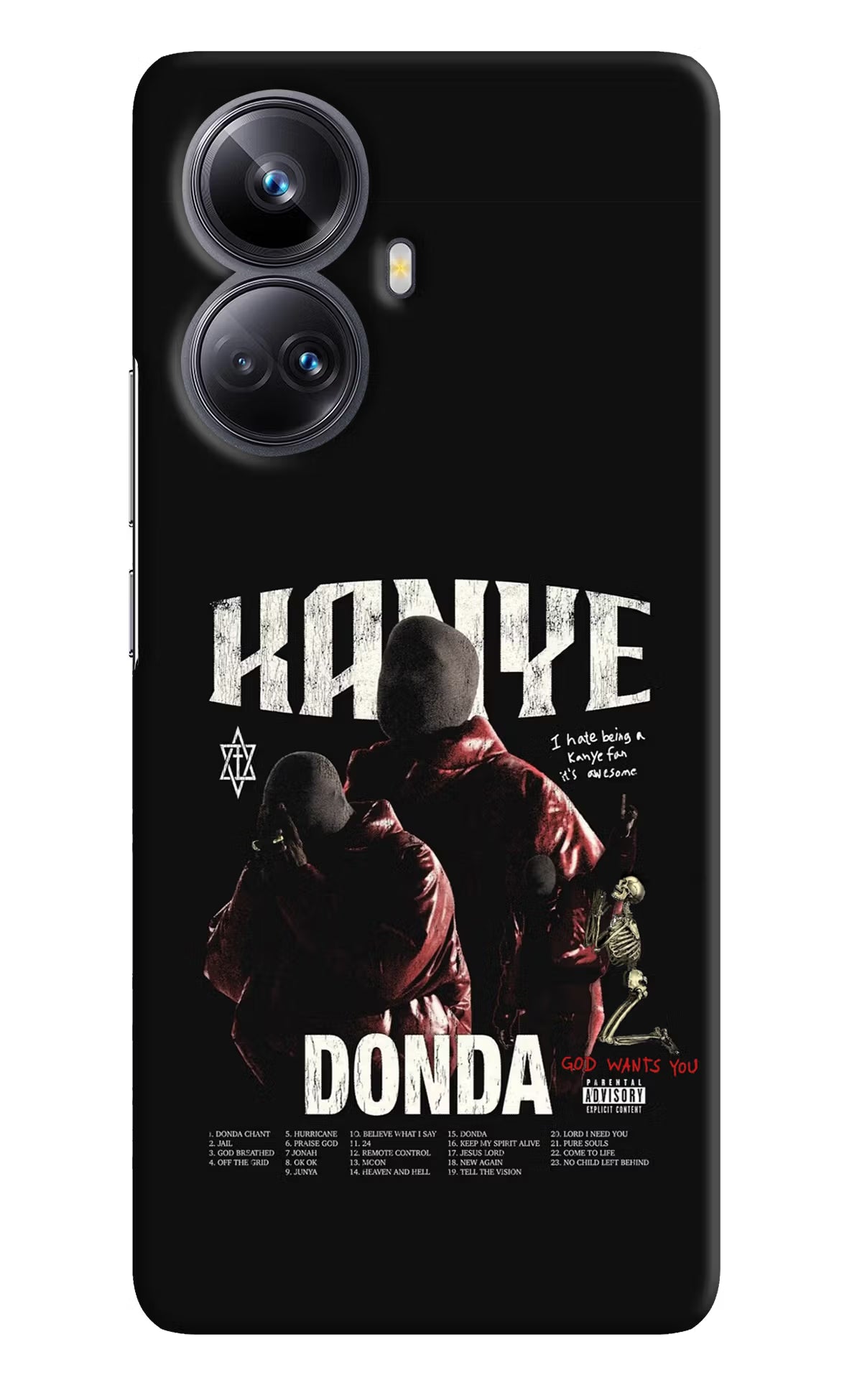 Donda Kanye West Realme 10 Pro+ 5G Hard Case Back Cover by Casekaro