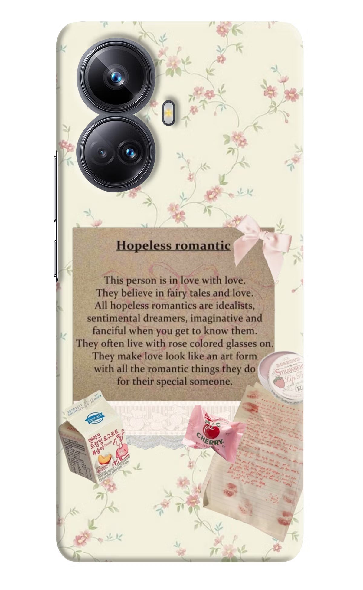 Hopeless Romantic Realme 10 Pro+ 5G Hard Case Back Cover by Casekaro