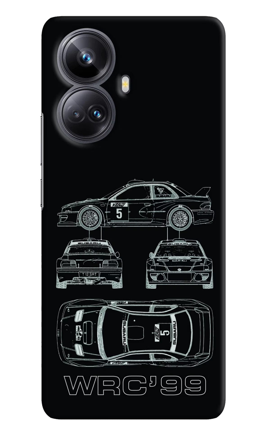 WRC'99 Realme 10 Pro+ 5G Back Cover, Hard case