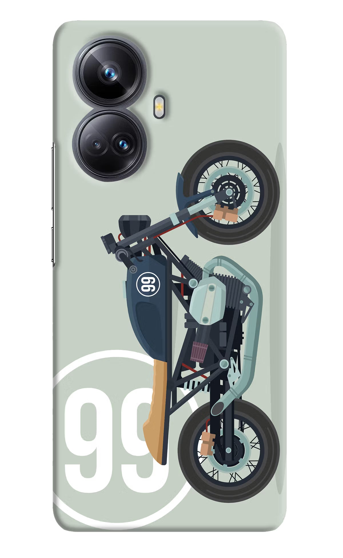 Classic Cafe Racer 99 Realme 10 Pro+ 5G Hard Case Back Cover by Casekaro