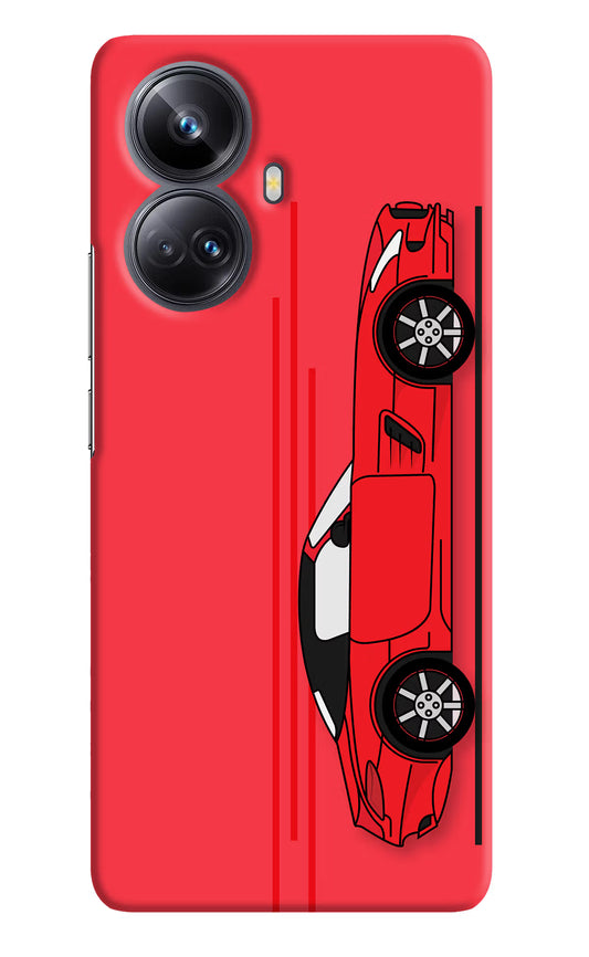 Red Velocity Realme 10 Pro+ 5G Hard Case Back Cover by Casekaro