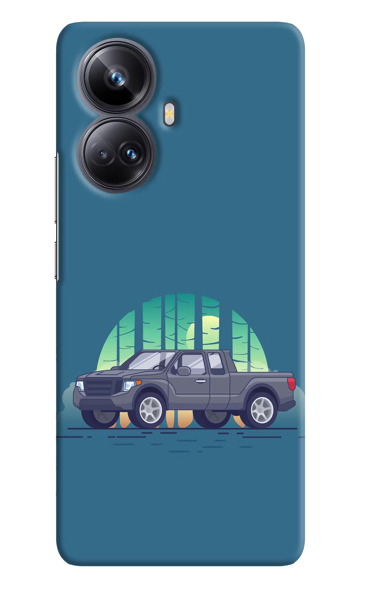 Retro Garage Vibe Realme 10 Pro+ 5G Hard Case Back Cover by Casekaro