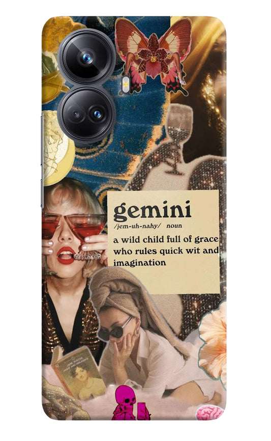 Gemini Zodiac Realme 10 Pro+ 5G Hard Case Back Cover by Casekaro