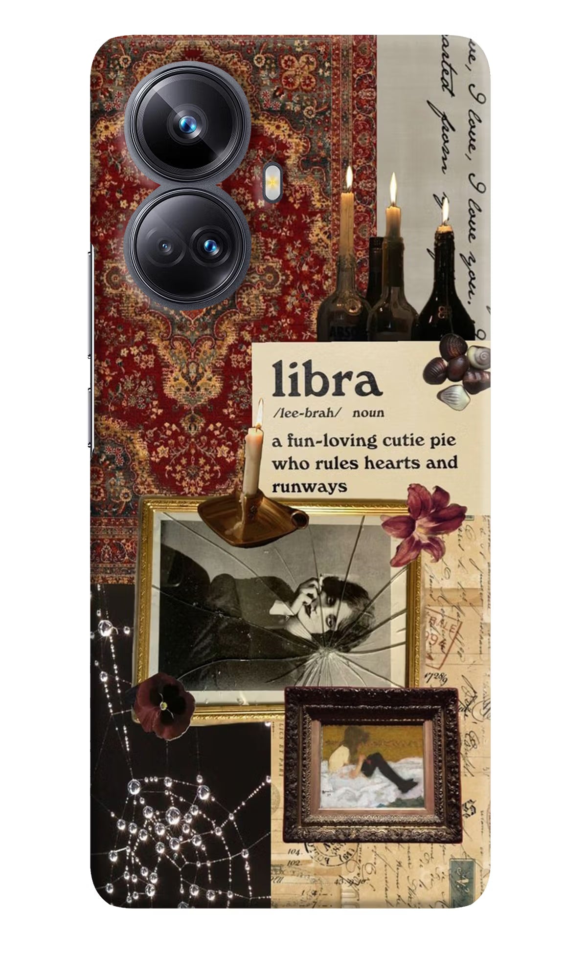 Libra Zodiac Realme 10 Pro+ 5G Hard Case Back Cover by Casekaro