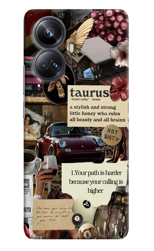 Taurus Zodiac Realme 10 Pro+ 5G Hard Case Back Cover by Casekaro