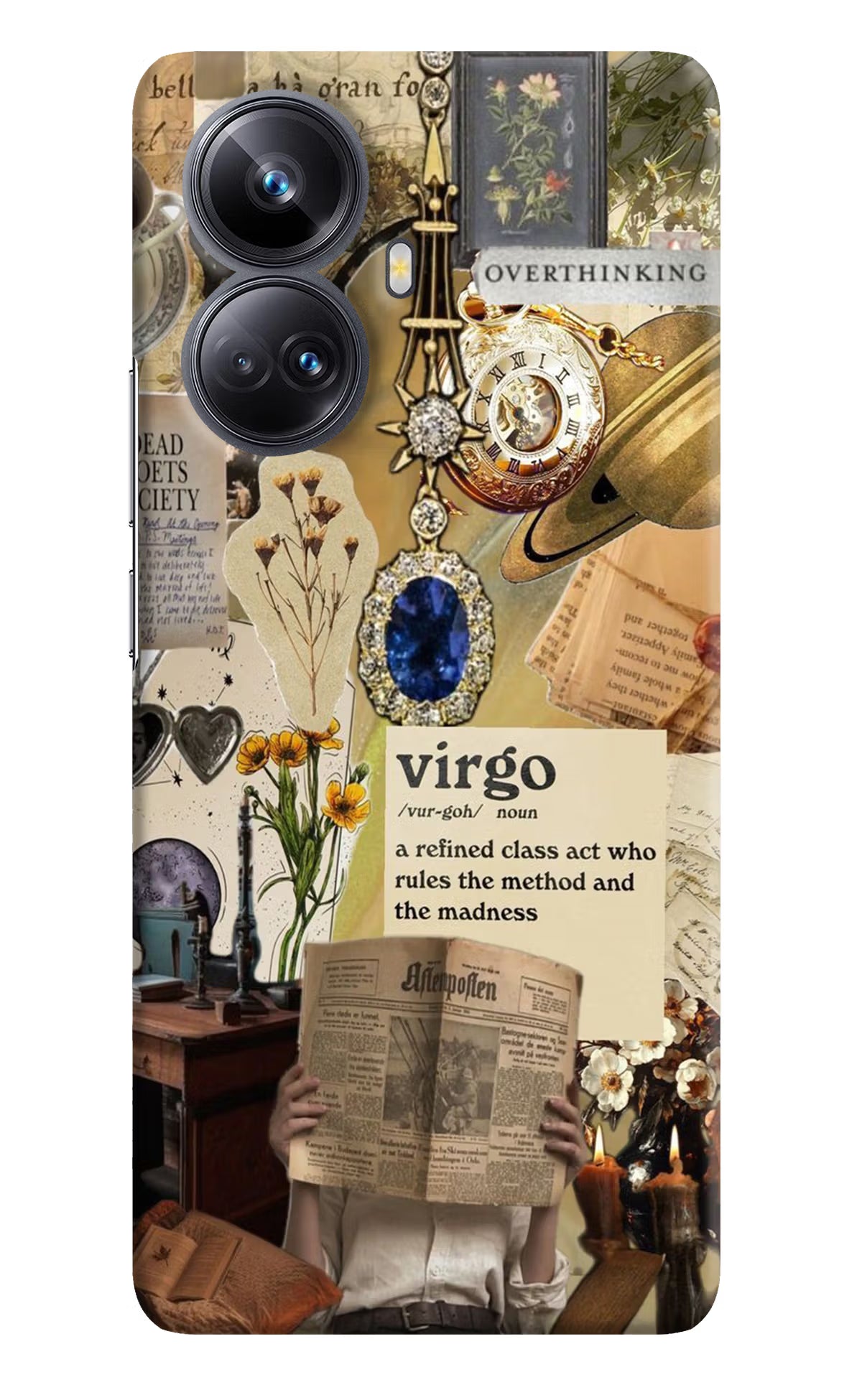 Virgo Zodiac Realme 10 Pro+ 5G Hard Case Back Cover by Casekaro