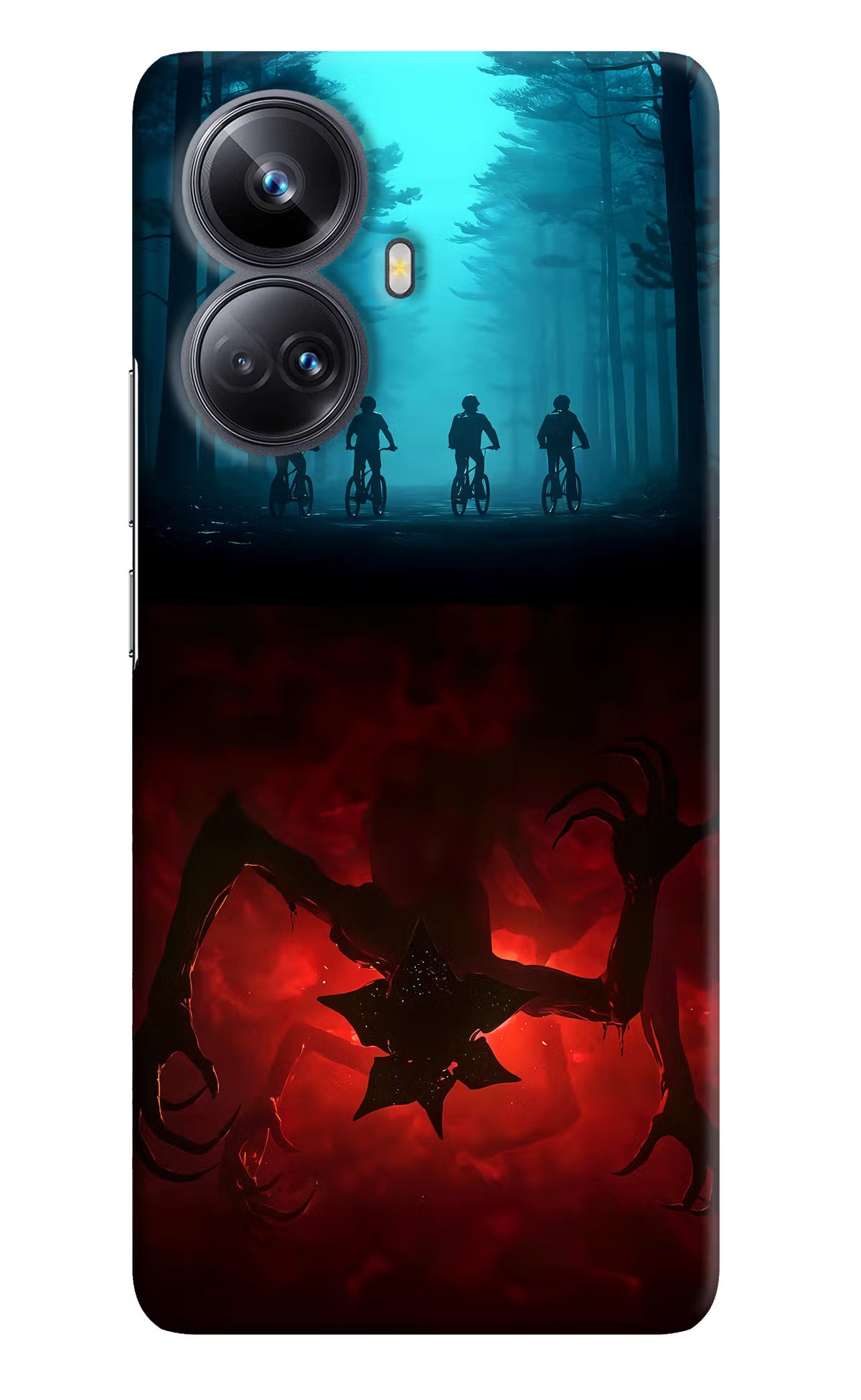 Ordinary Things Downside Up Realme 10 Pro+ 5G Hard Case Back Cover by Casekaro