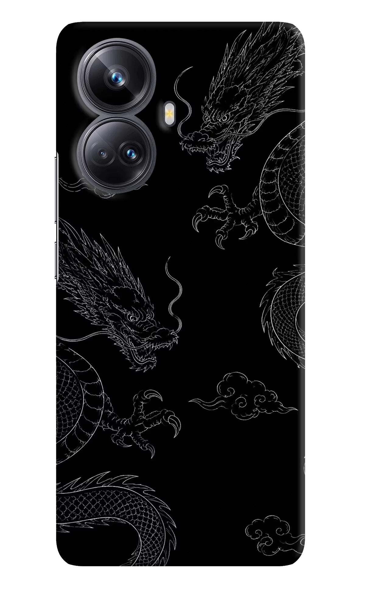 Twin Dragons Realme 10 Pro+ 5G Hard Case Back Cover by Casekaro