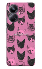 Pink Cats Realme 10 Pro+ 5G Hard Case Back Cover by Casekaro
