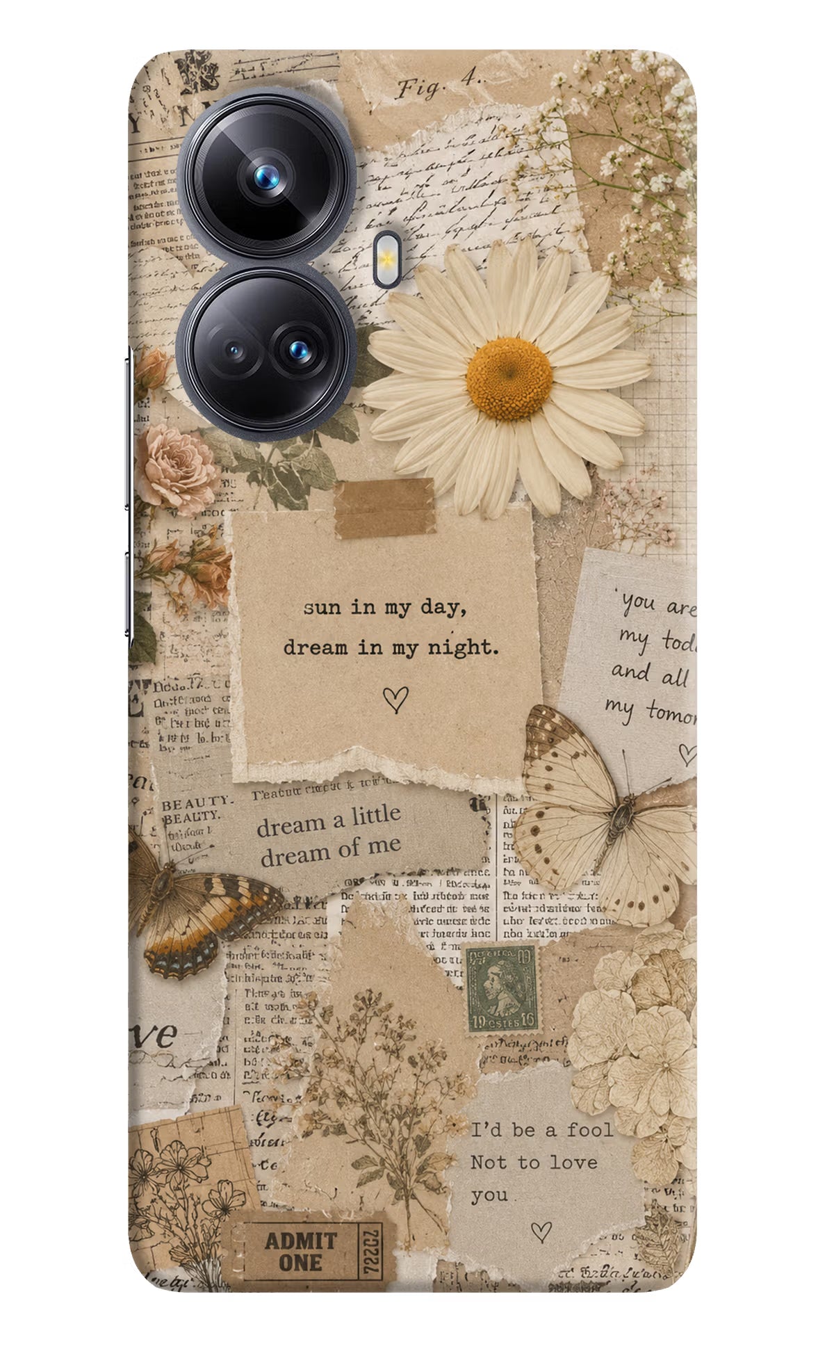 Vintage case Realme 10 Pro+ 5G Back Cover