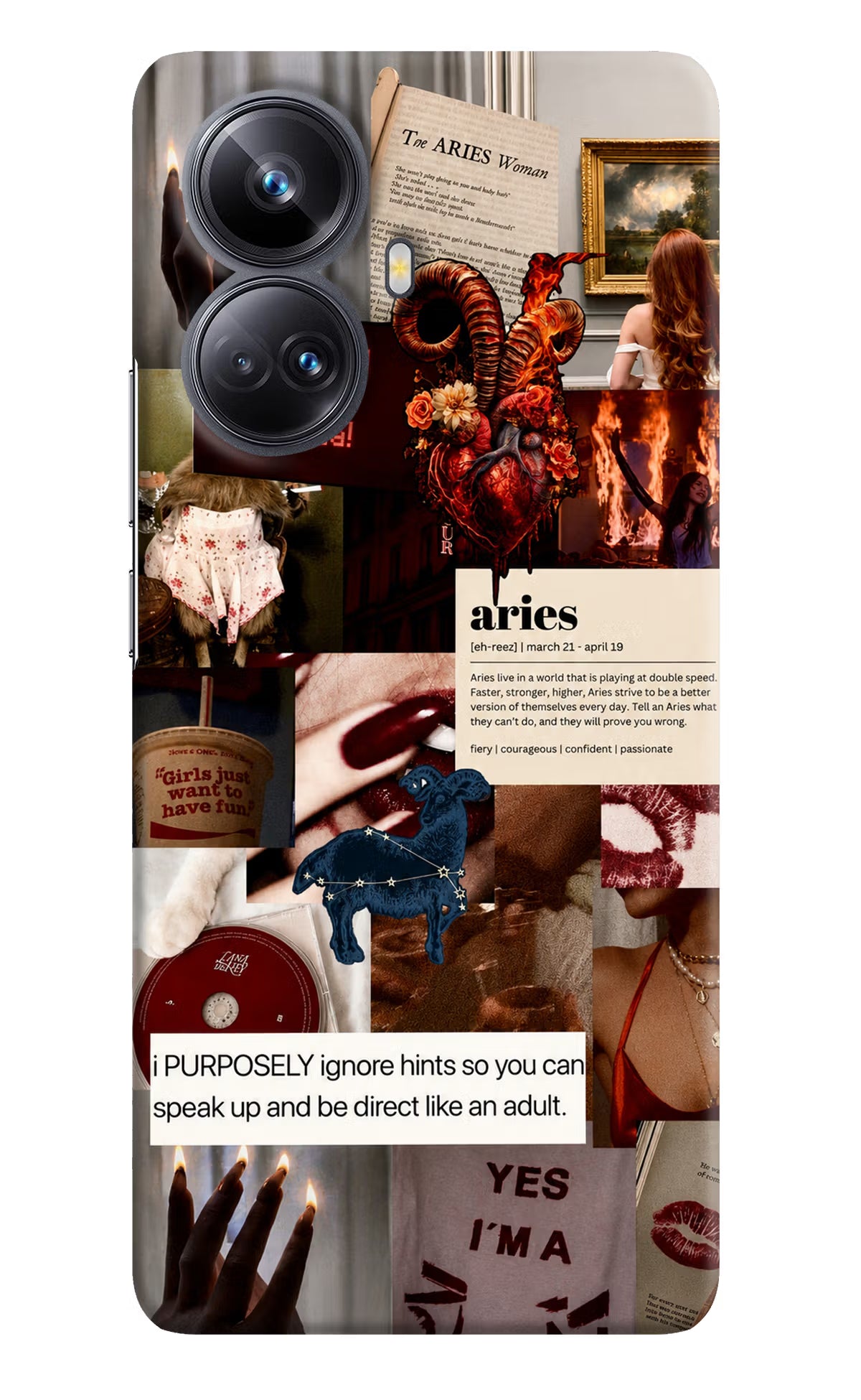 Zodiac Aries Realme 10 Pro+ 5G Back Cover