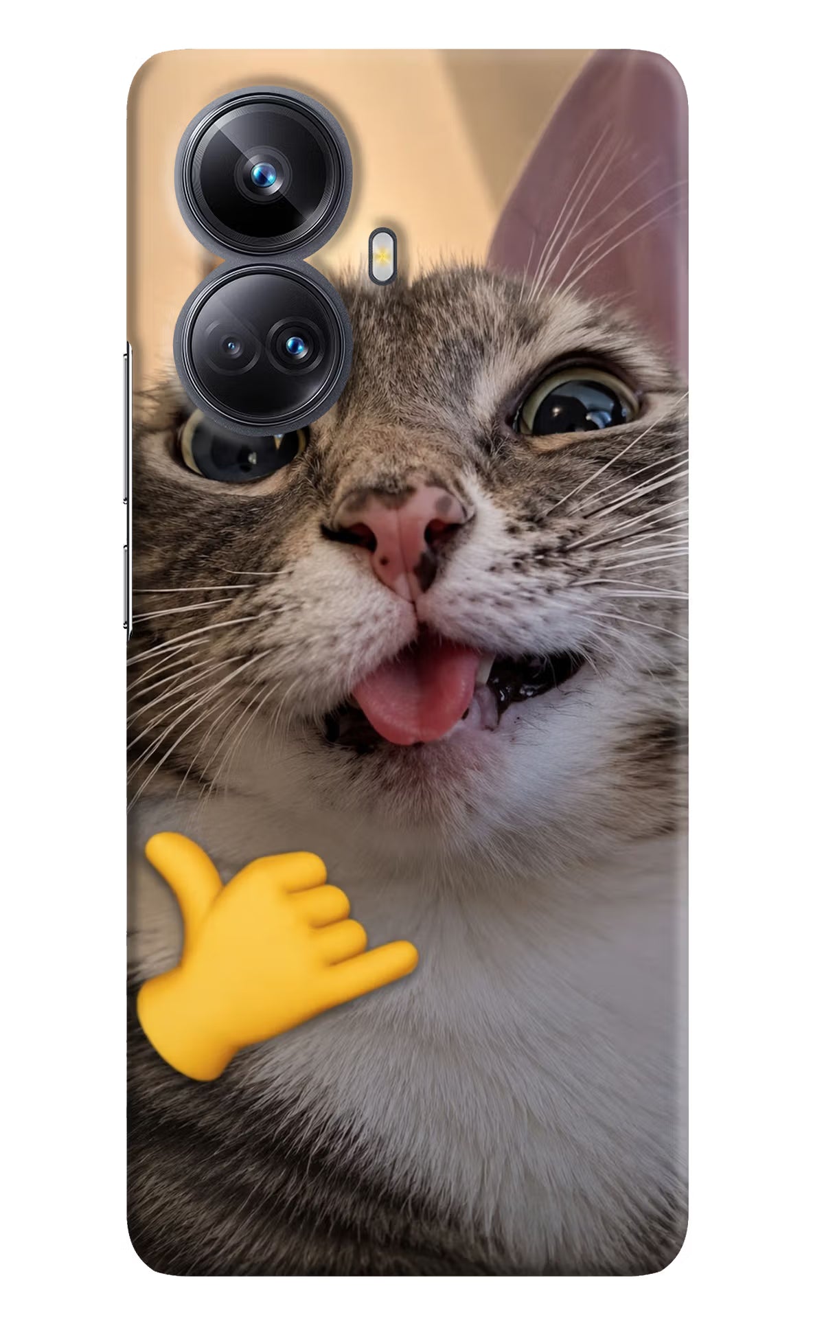 Silly Cat Call Realme 10 Pro+ 5G Back Cover