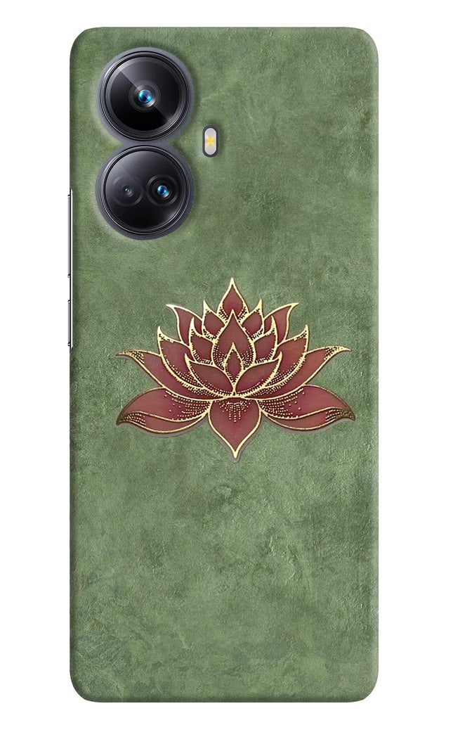 Lotus Grace Realme 10 Pro+ 5G Hard Case Back Cover by Casekaro