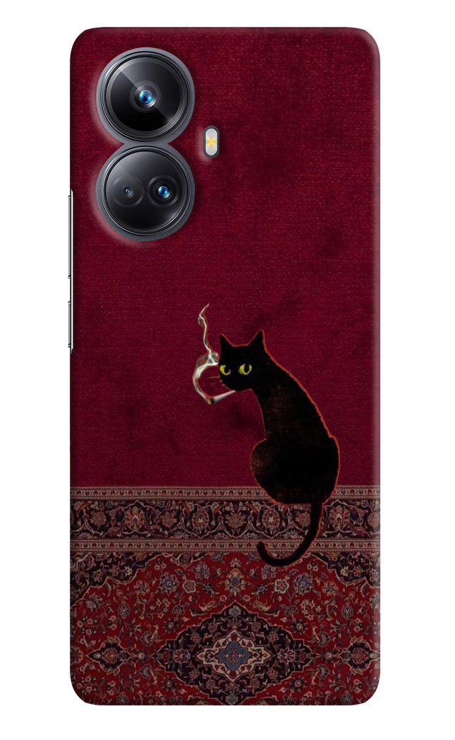 Midnight Cat Realme 10 Pro+ 5G Hard Case Back Cover by Casekaro