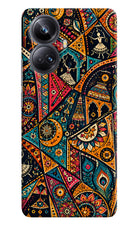 Folk Print Realme 10 Pro+ 5G Hard Case Back Cover by Casekaro