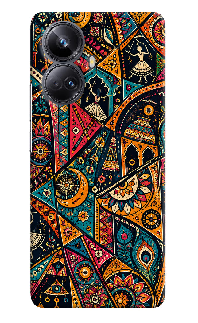 Folk Print Realme 10 Pro+ 5G Hard Case Back Cover by Casekaro