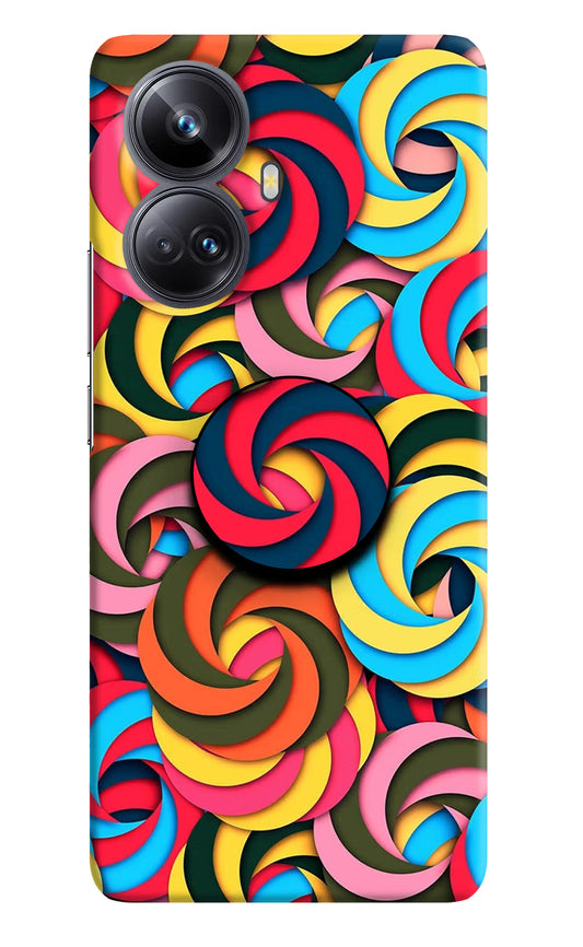 Spiral Pattern Realme 10 Pro+ 5G Pop Case by Casekaro