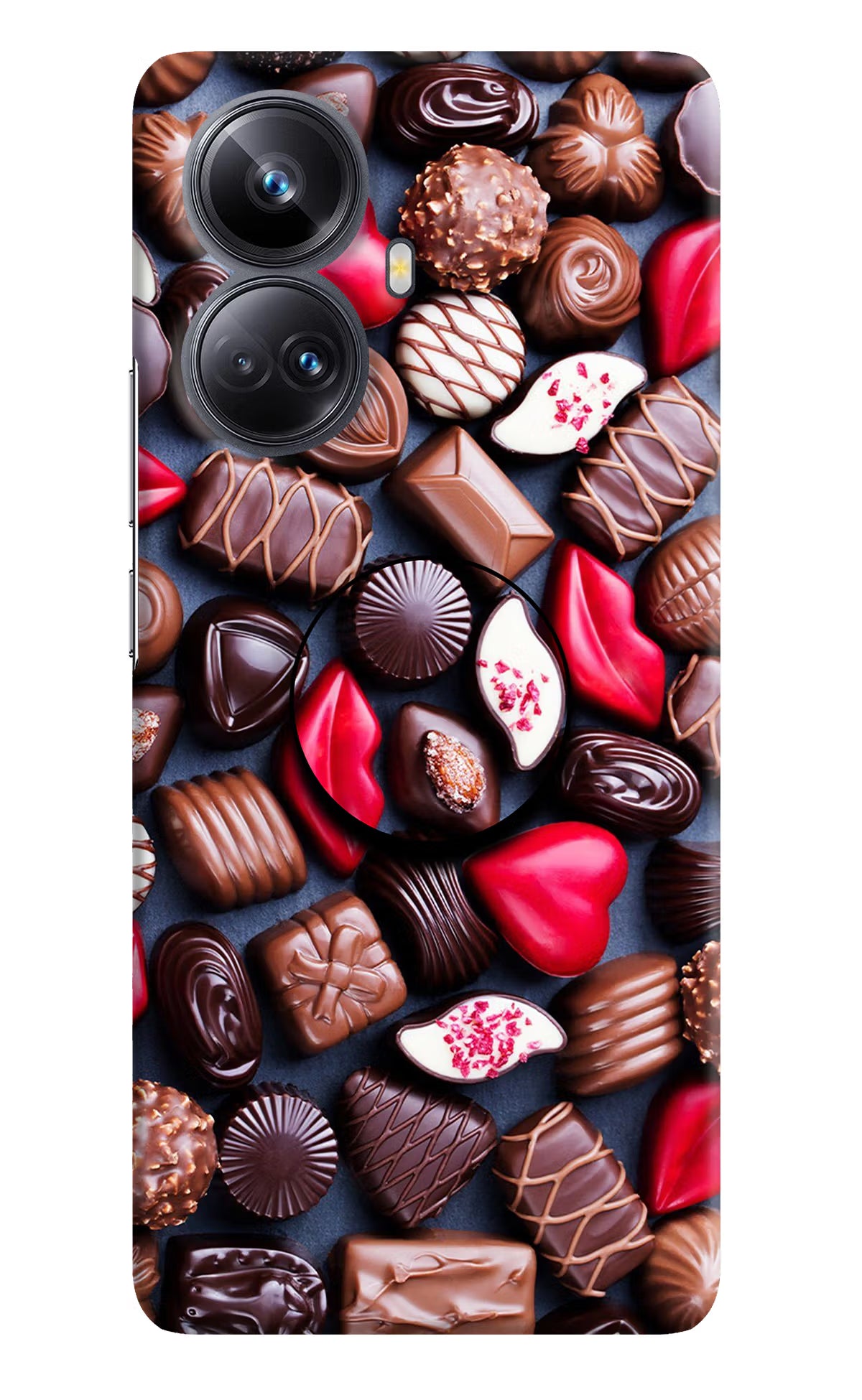 Chocolates Realme 10 Pro+ 5G Pop Case by Casekaro