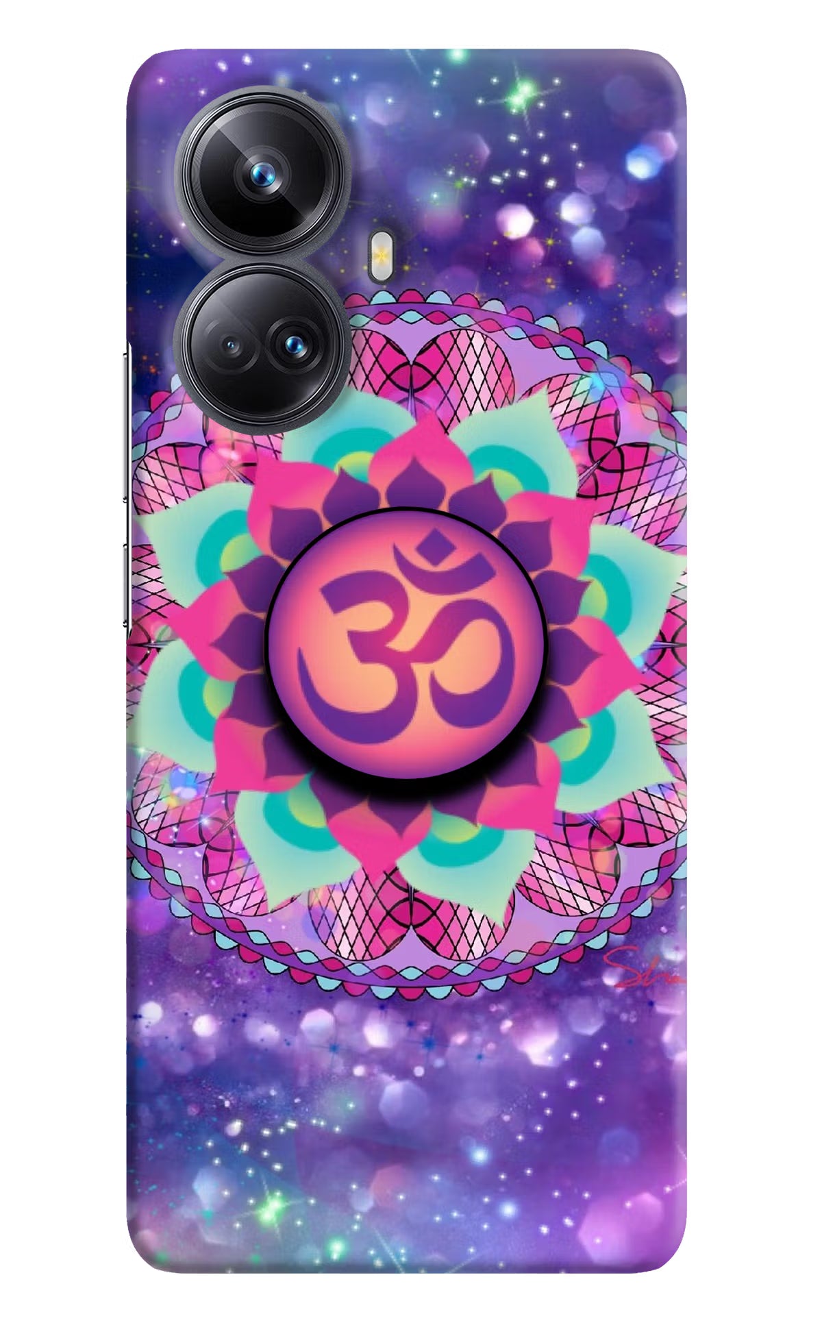 Om Purple Realme 10 Pro+ 5G Pop Case by Casekaro
