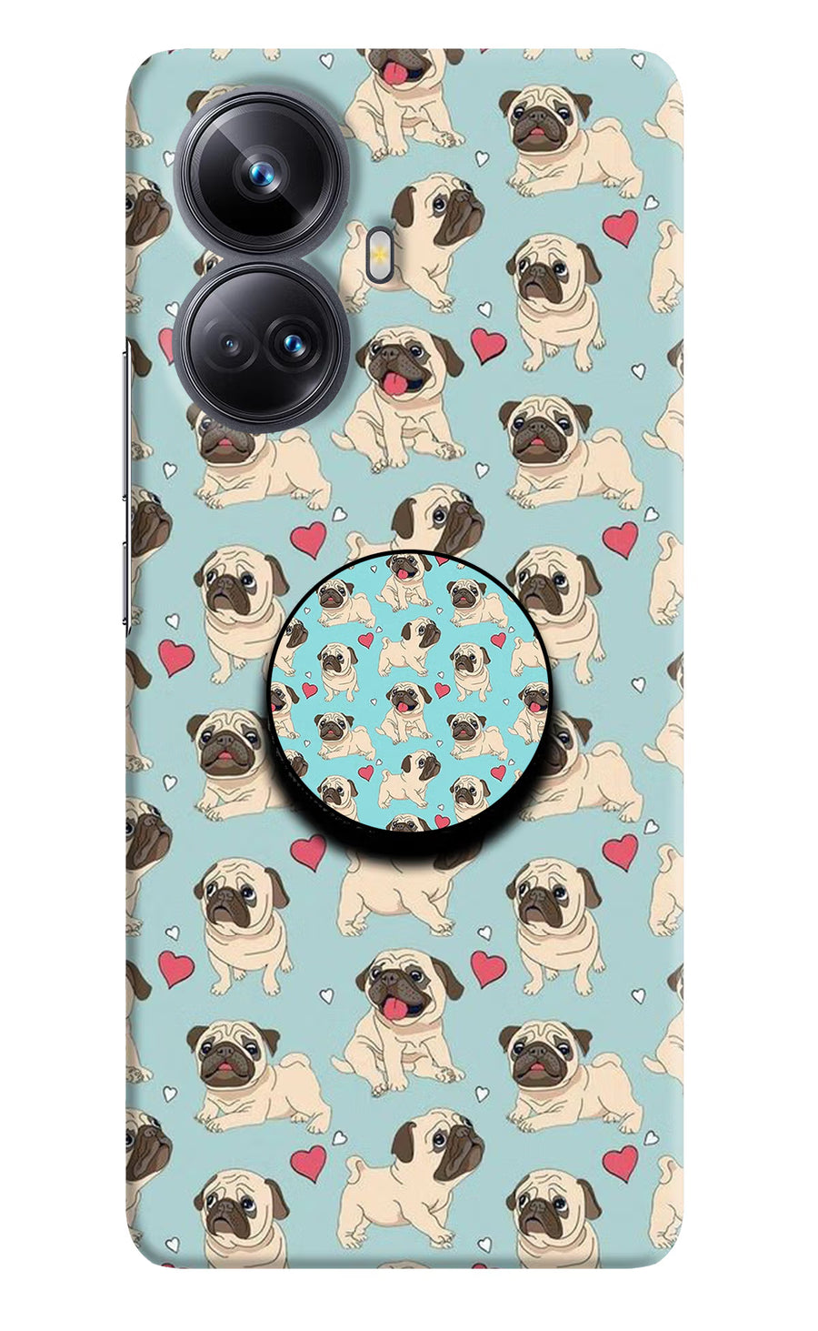 Pug Dog Realme 10 Pro+ 5G Pop Case, Hard case