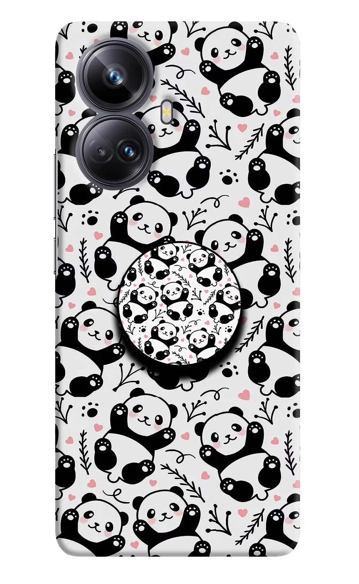 Cute Panda Realme 10 Pro+ 5G Pop Case by Casekaro