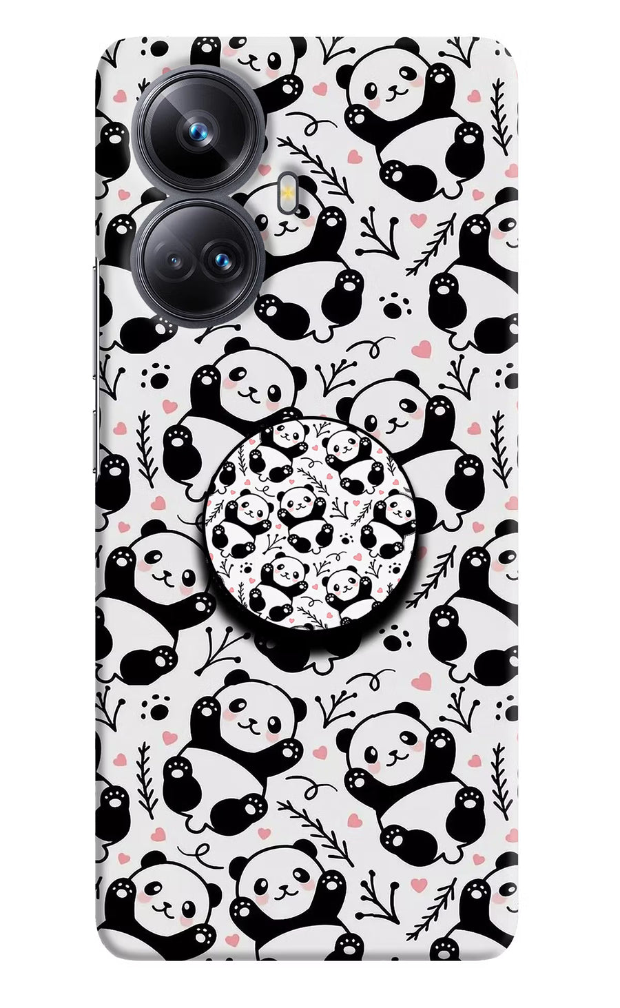 Cute Panda Realme 10 Pro+ 5G Pop Case, Hard case