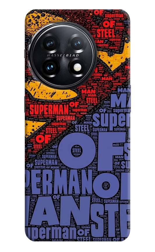 Superman OnePlus 11 5G Hard Case Back Cover by Casekaro