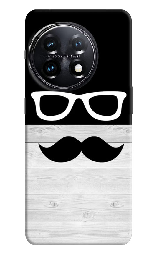 Mustache OnePlus 11 5G Hard Case Back Cover by Casekaro