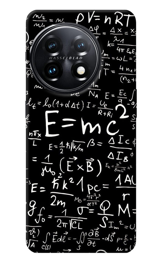 Physics Albert Einstein Formula OnePlus 11 5G Back Cover