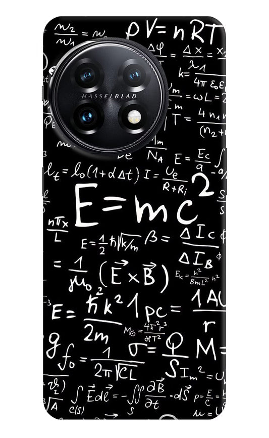 Physics Formula OnePlus 11 5G Hard Case Back Cover by Casekaro