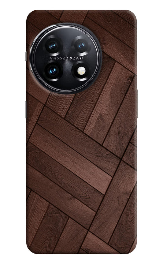 Wooden Texture Design OnePlus 11 5G Hard Case Back Cover by Casekaro