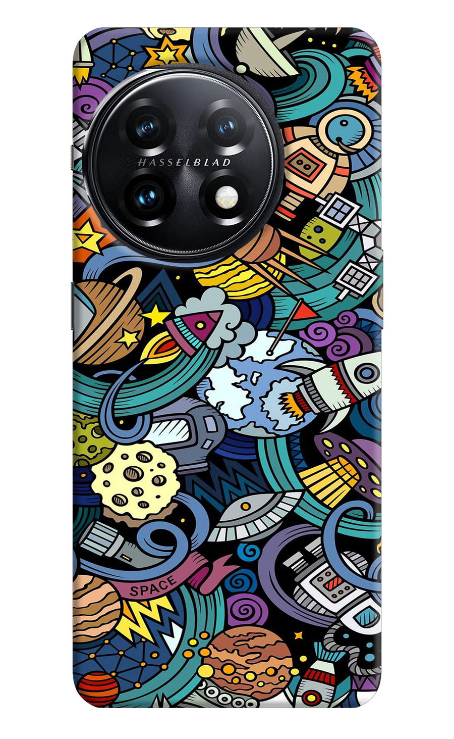 Space Abstract OnePlus 11 5G Back Cover, Hard case