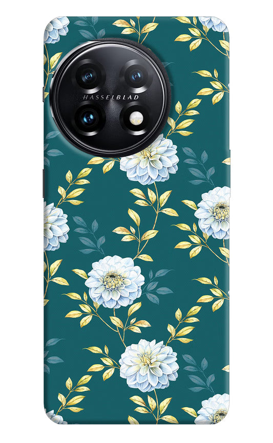Flowers OnePlus 11 5G Hard Case Back Cover by Casekaro
