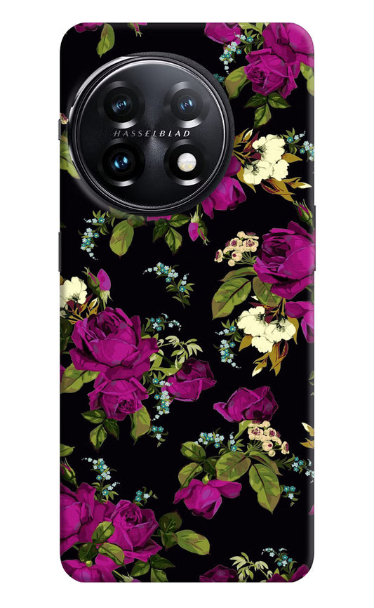 Flowers OnePlus 11 5G Hard Case Back Cover by Casekaro