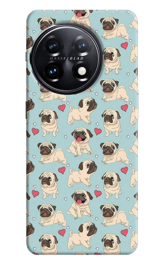 Pug Dog OnePlus 11 5G Hard Case Back Cover by Casekaro