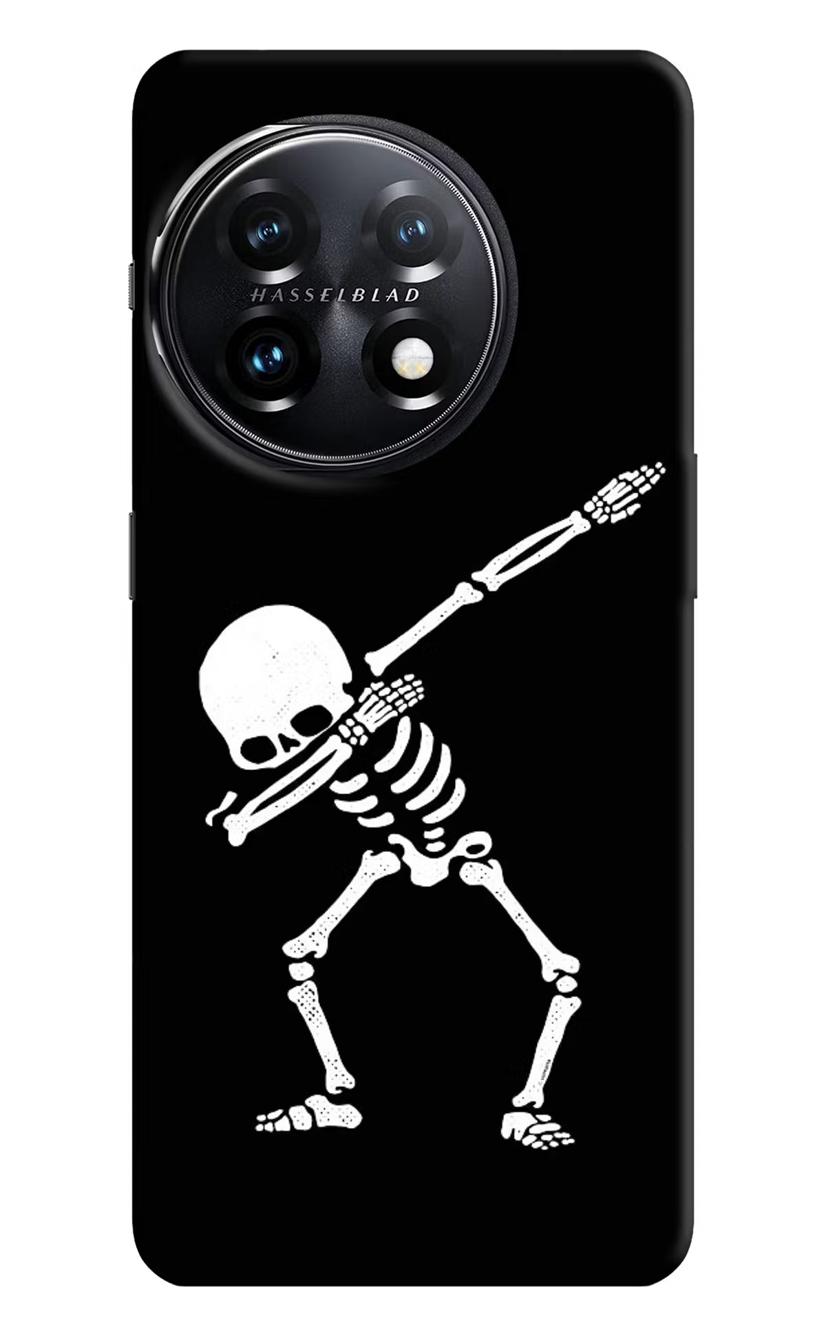 Dabbing Skeleton Art OnePlus 11 5G Hard Case Back Cover by Casekaro